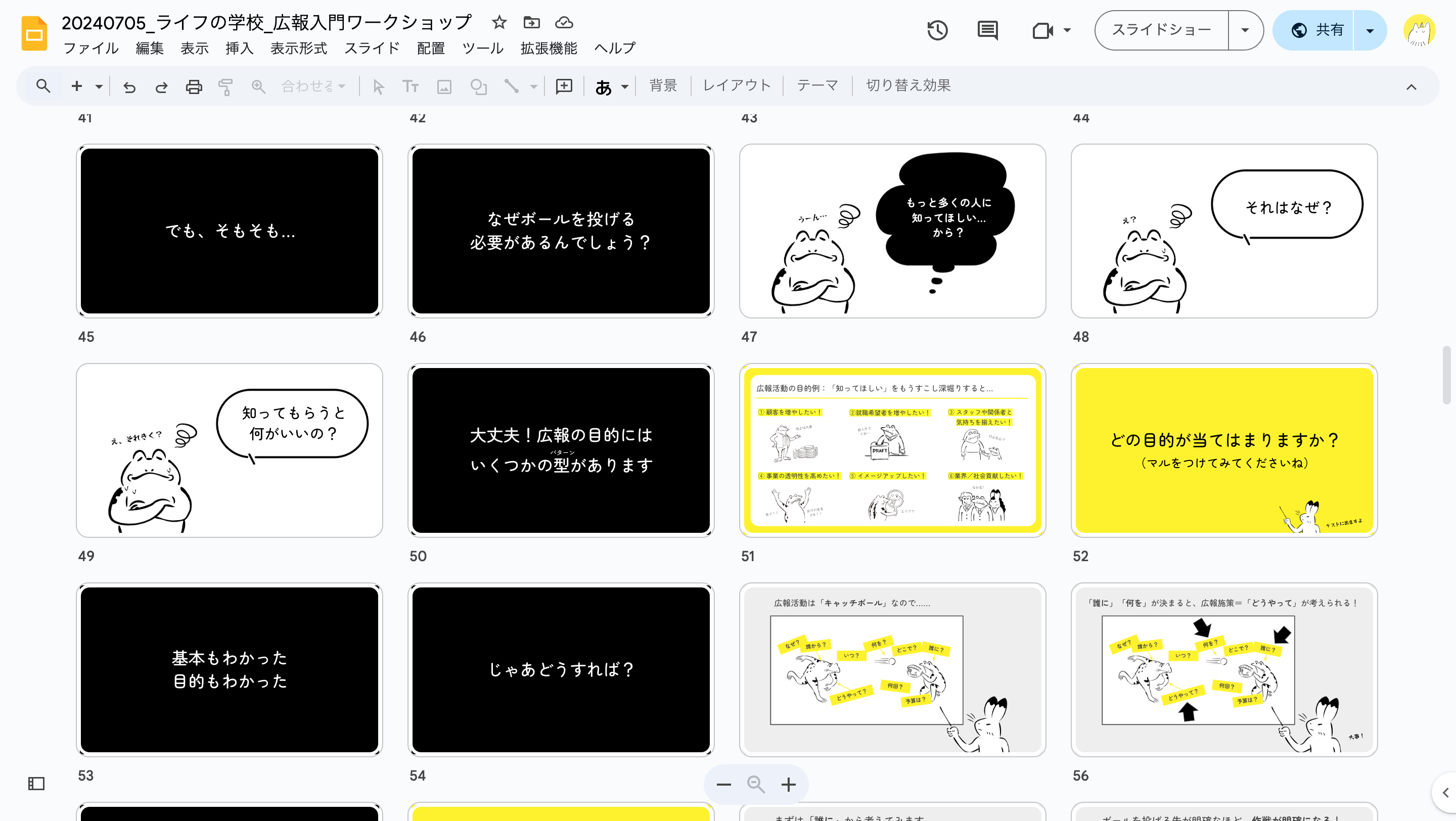 ストーリーのあるスライドをつくるレシピ